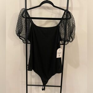 Arula Puff Sleeve Bodysuit